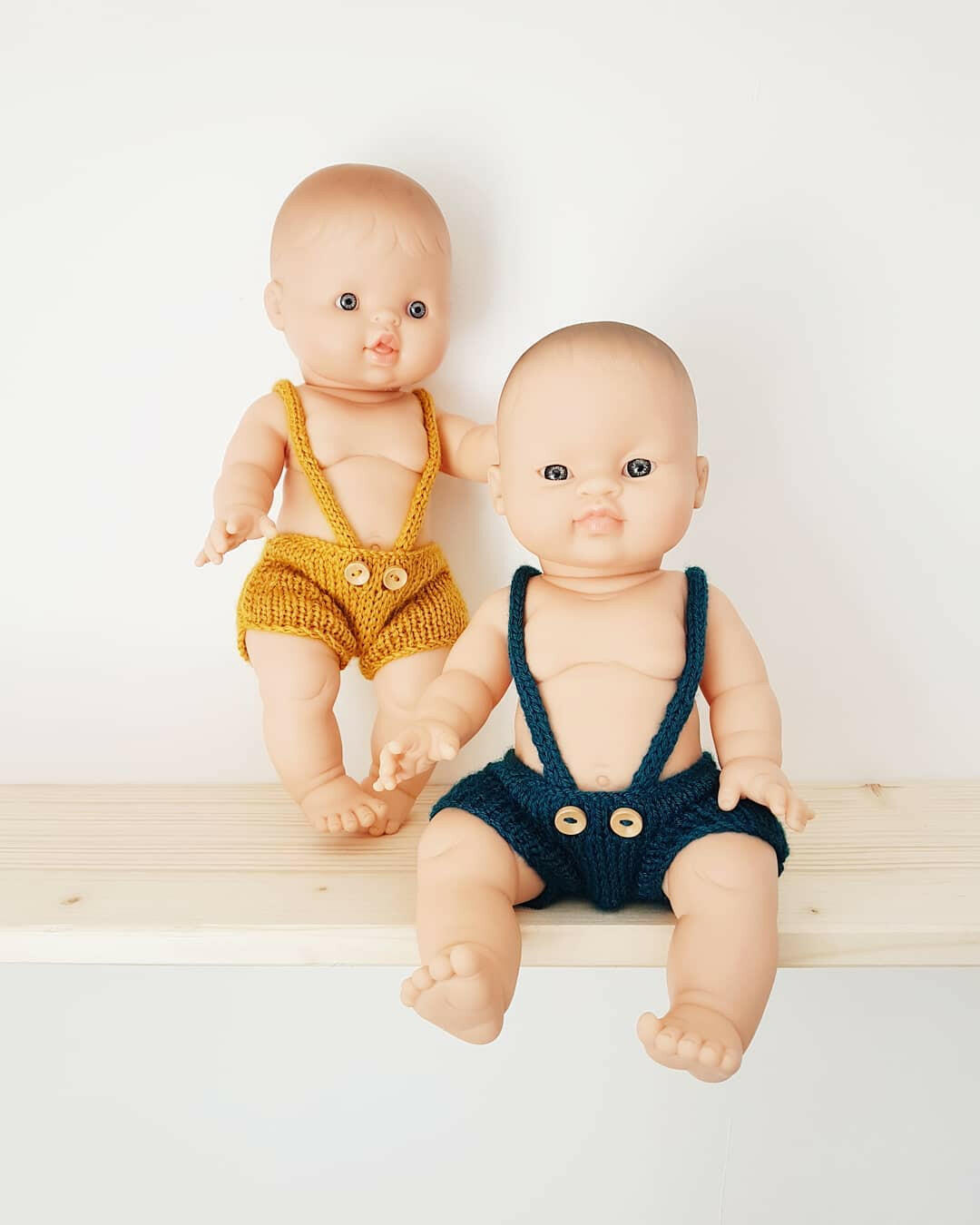 MiniKane Little Asian Baby Boy Doll- Dark Eyes Dolls Minikane