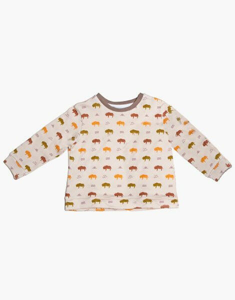 MiniKane Doll & Me Outfits - Lucas Buffalo Sweatshirt Doll Clothing Minikane