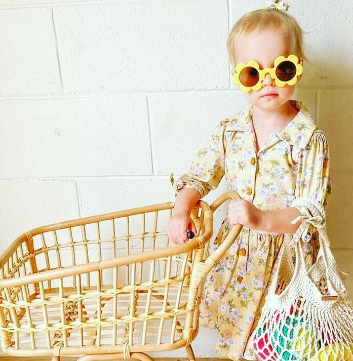 Mini Rattan Shopper Pretend Play Poppie