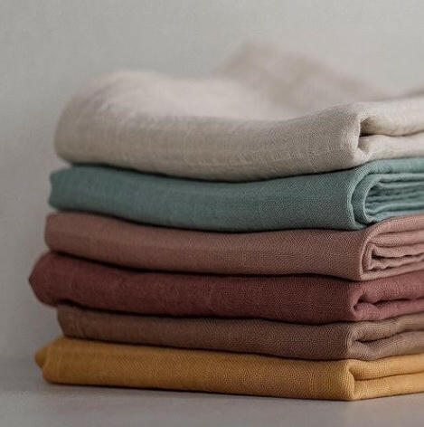 Organic Baby Swaddle Mini — Oat Swaddle Little Otja