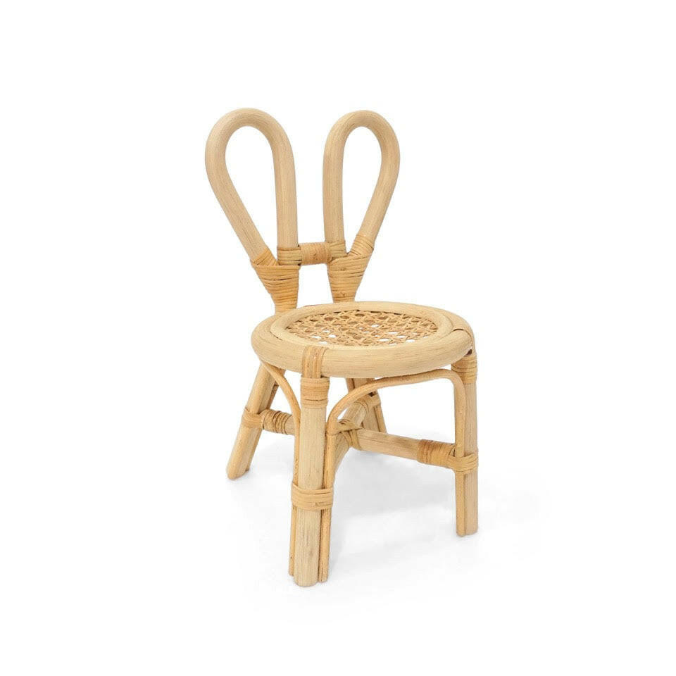 Rattan Bunny Chairs Kids Furniture Poppie Mini Doll (Set of 2)