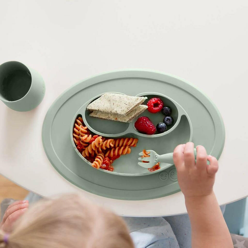 Mini Feeding Set Feeding Ezpz Sage