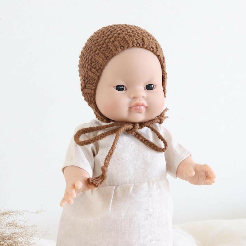 MiniKane Little Asian Baby Girl Doll - Dark Eyes Dolls Minikane
