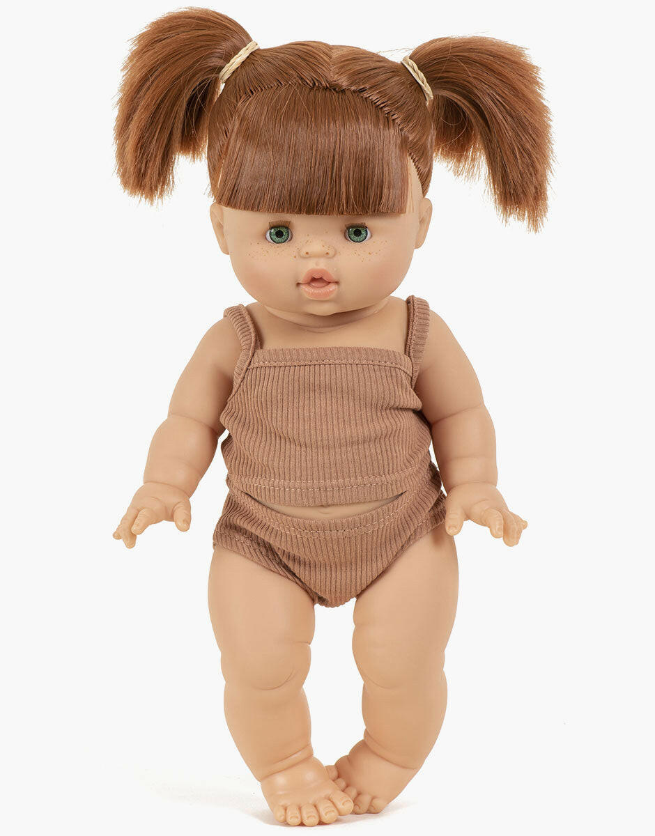 Minikane Ribbed Knit Undie Set - Brown Sugar Doll Clothing Minikane