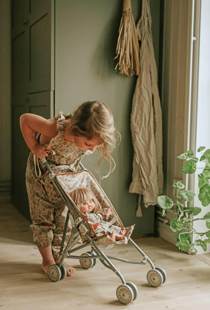 Minikane Doll Stroller Fleurs Doll Accessories Minikane