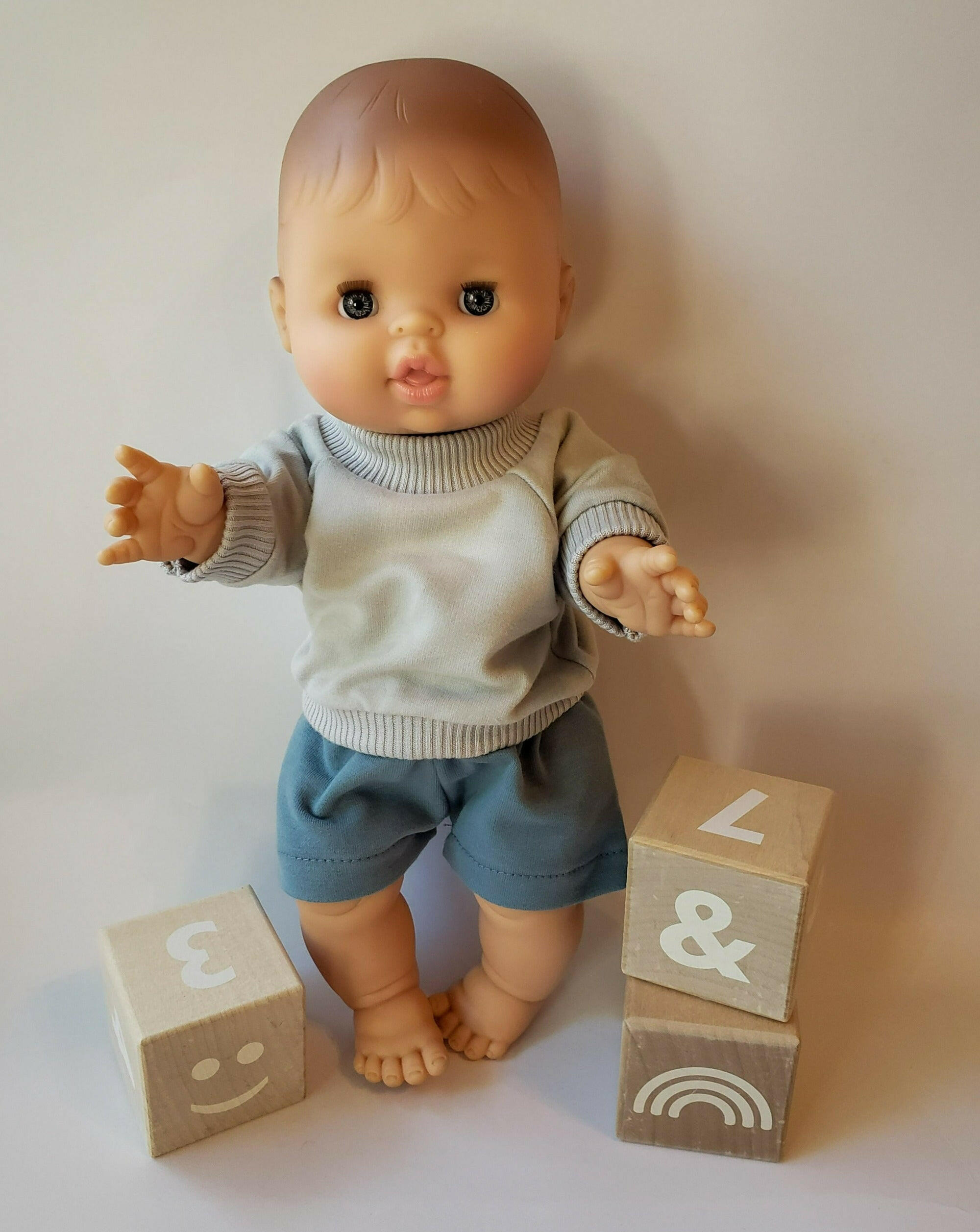 Baby Doll Cotton Shorts Doll Clothing Little Wonder & Co.