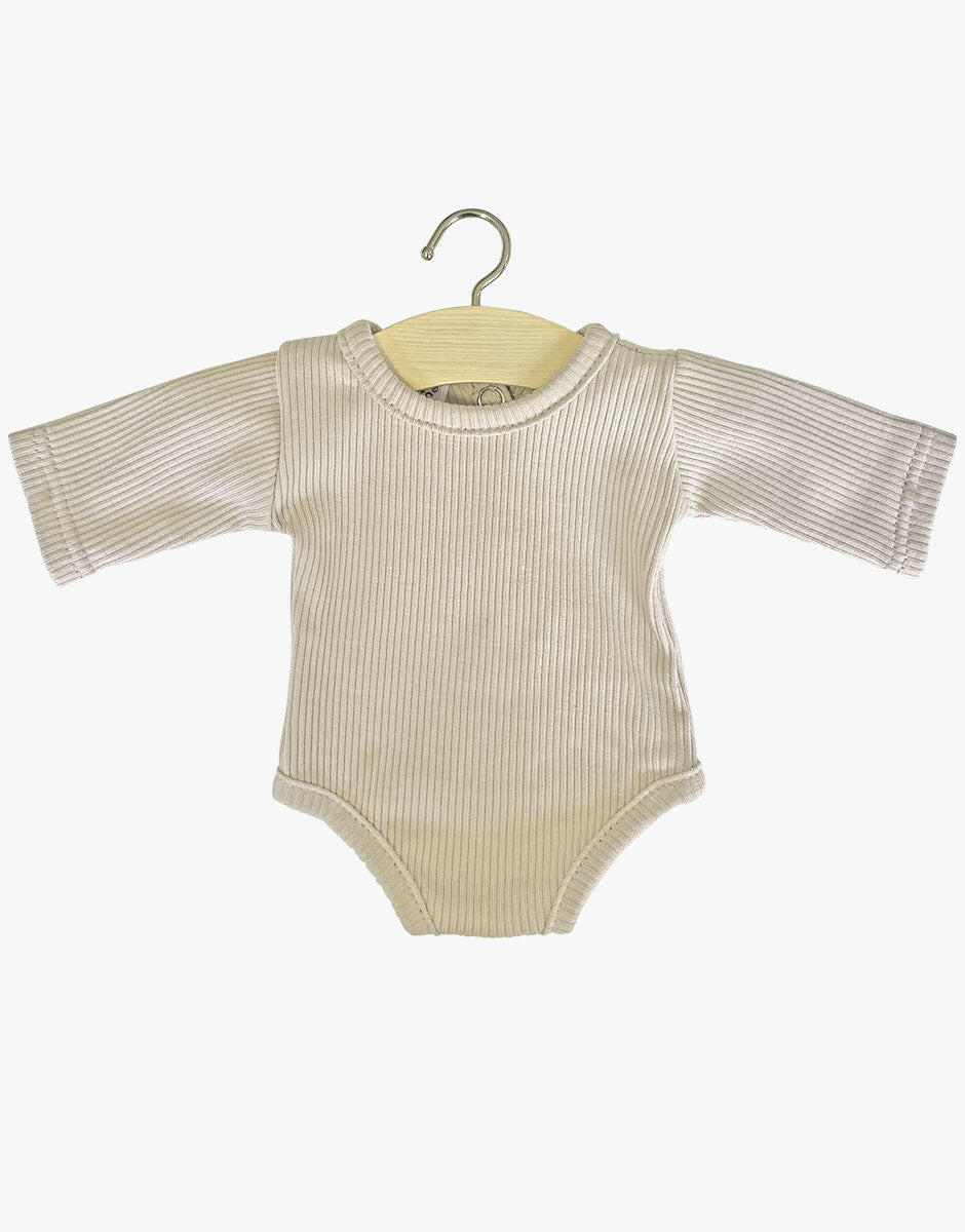 Minikane Ribbed Knit Longsleeve Bodysuit Doll Clothing Minikane