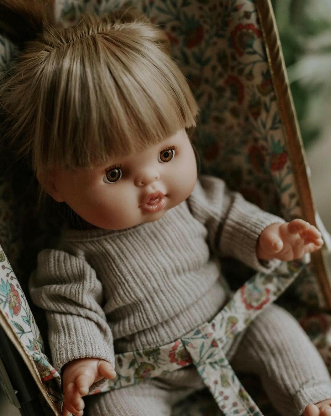 Minikane Doll & Me Outfits - Maya Jersey Set Grey Doll Clothing Minikane