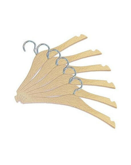 Minikane Set of 6 Wooden Hangers Doll Accessories Minikane