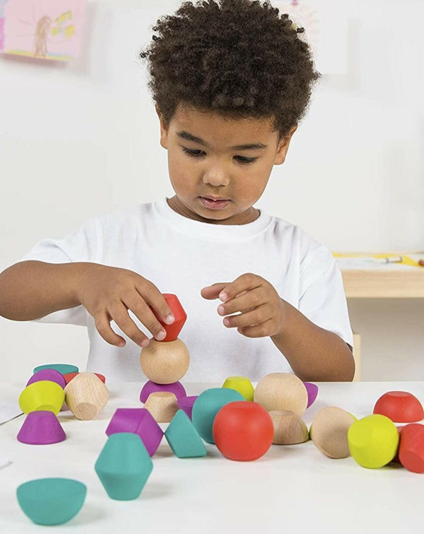 Towering Beads Wooden Puzzle Miniland