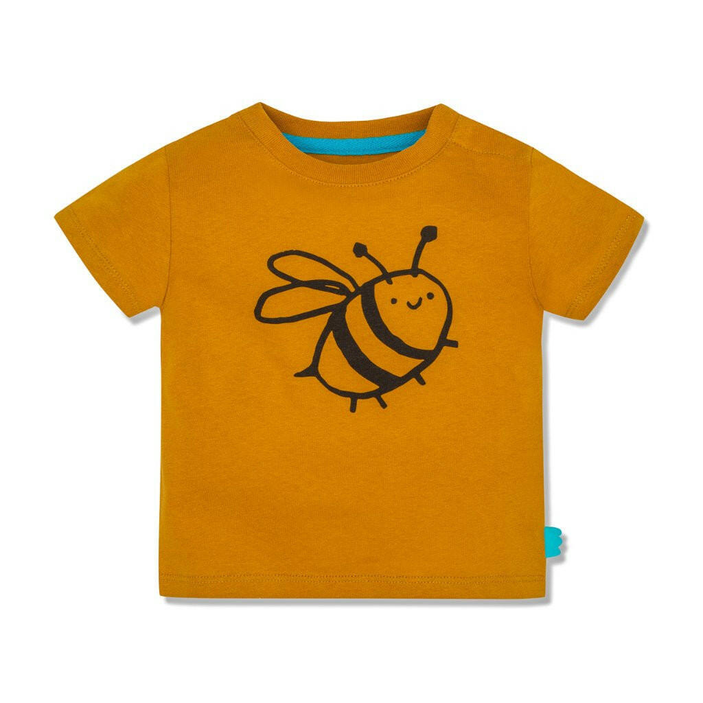 Bee Baby T-Shirt tshirt Mon Coeur 3/6M Caramel