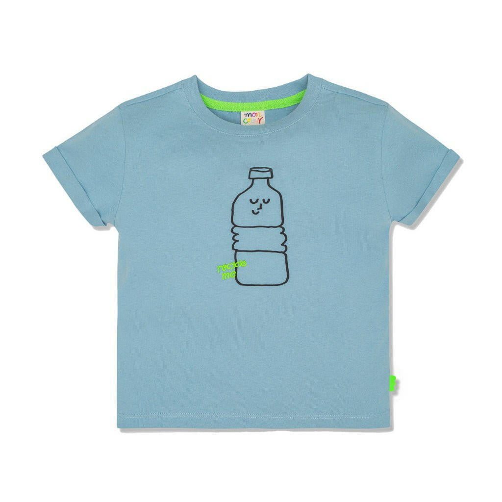 Bottle Kid T-Shirt tshirt Mon Coeur 2Y Slate Blue/Bottle