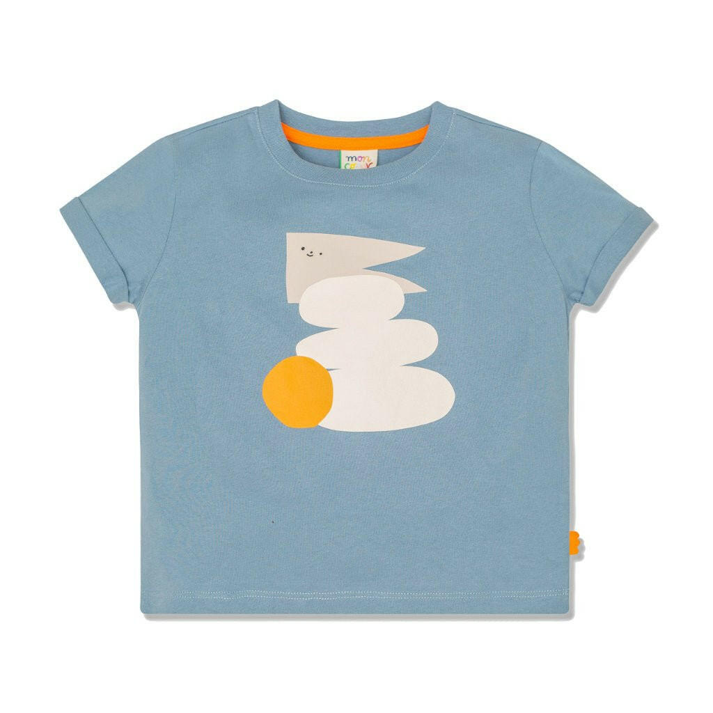 Shapes 2 Kid T-Shirt tshirt Mon Coeur 2Y Mirage /Orange