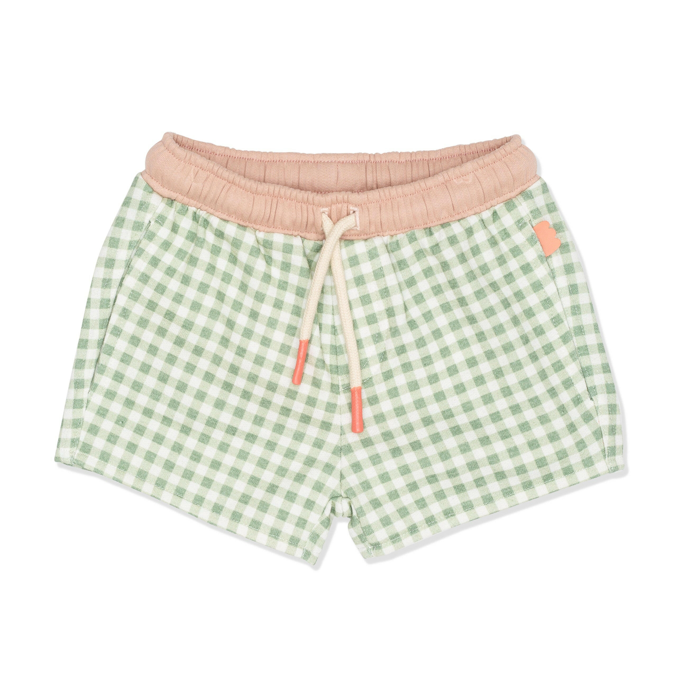 Gingham Girl Cropped Short shorts Mon Coeur 2Y Sage Gingham