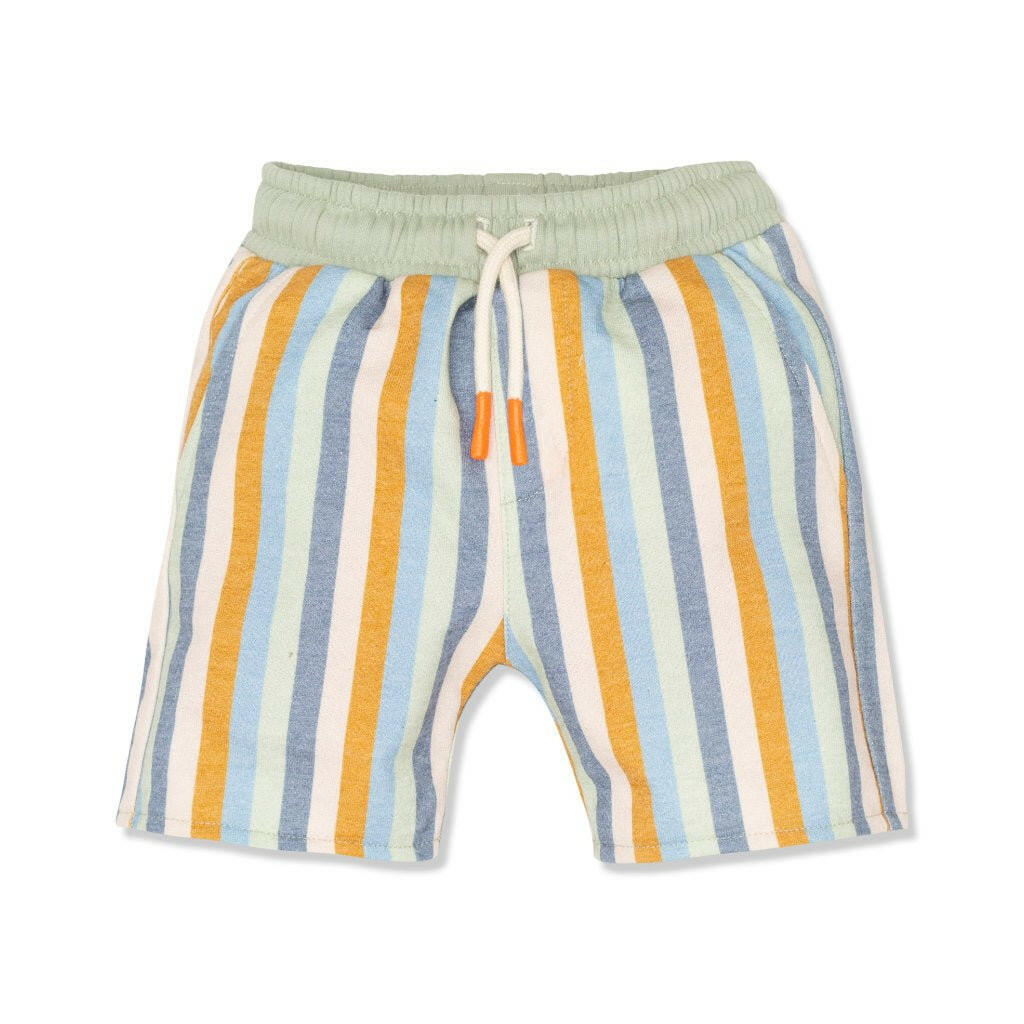 Stripes Kid Shorts shorts Mon Coeur 2Y Light Sage/Stripes