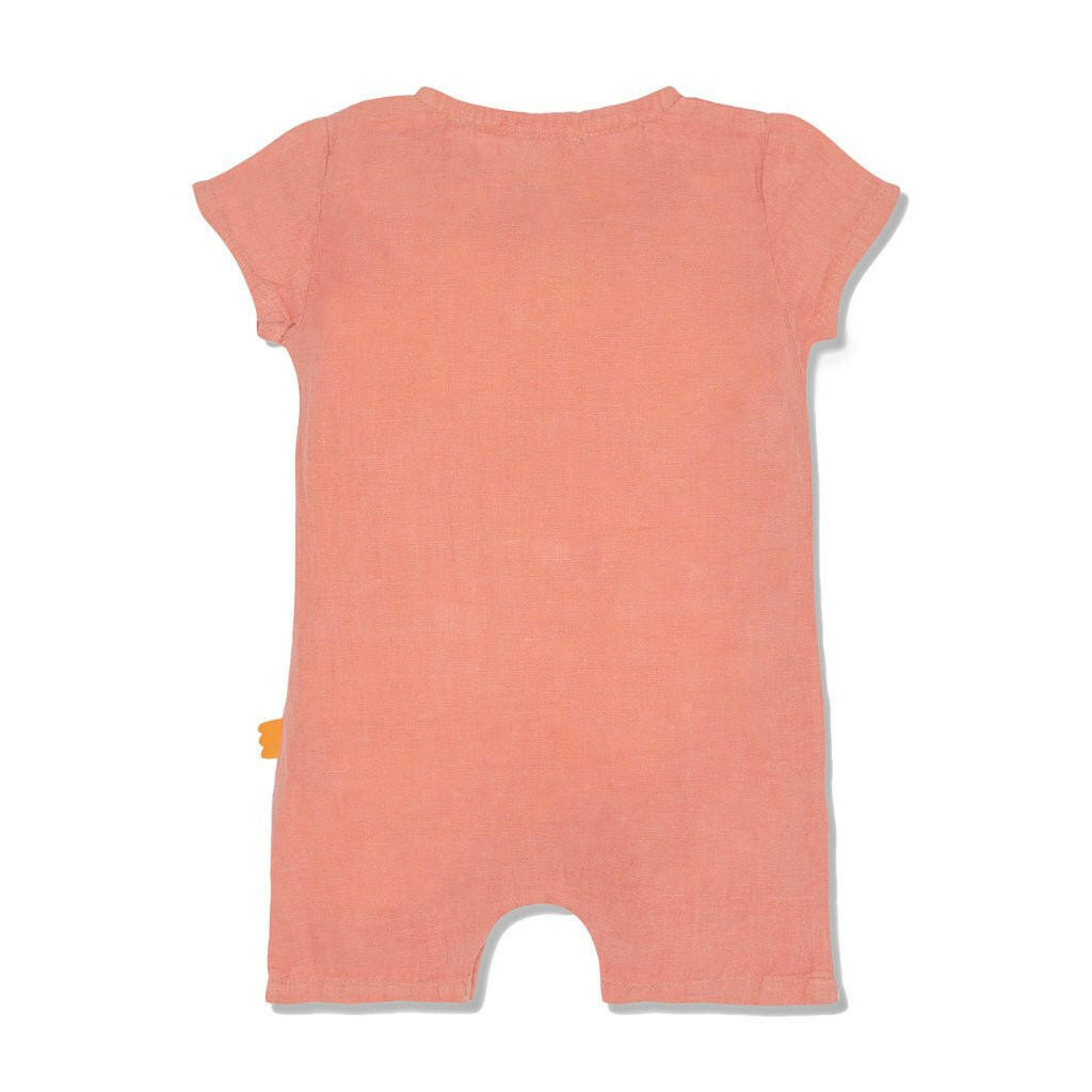 MC Baby Sage Linen Romper romper Mon Coeur