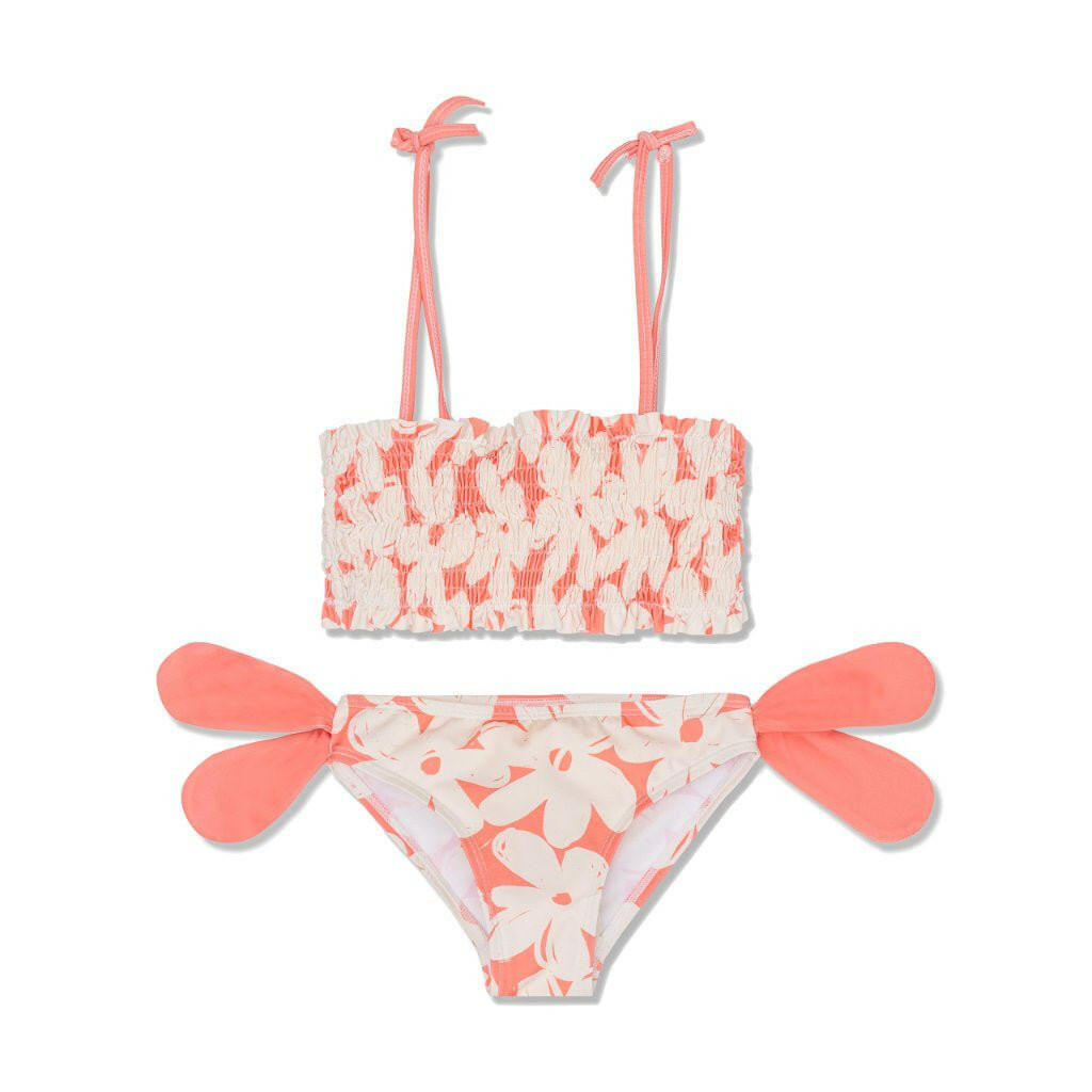 Flowers Girl Bikini swimwear Mon Coeur 2Y Coral / Cream