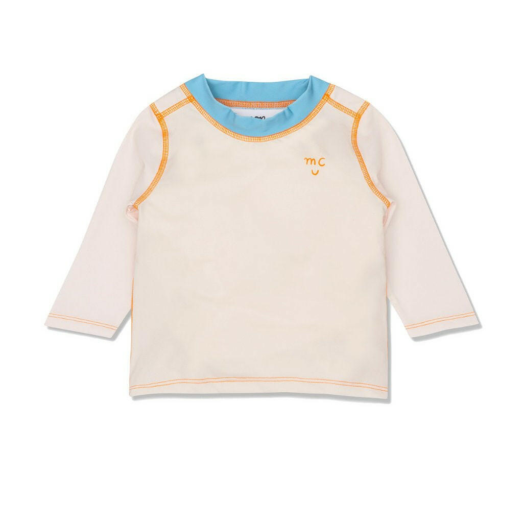 MC Baby Rashguard swimwear Mon Coeur 3/6M Cream