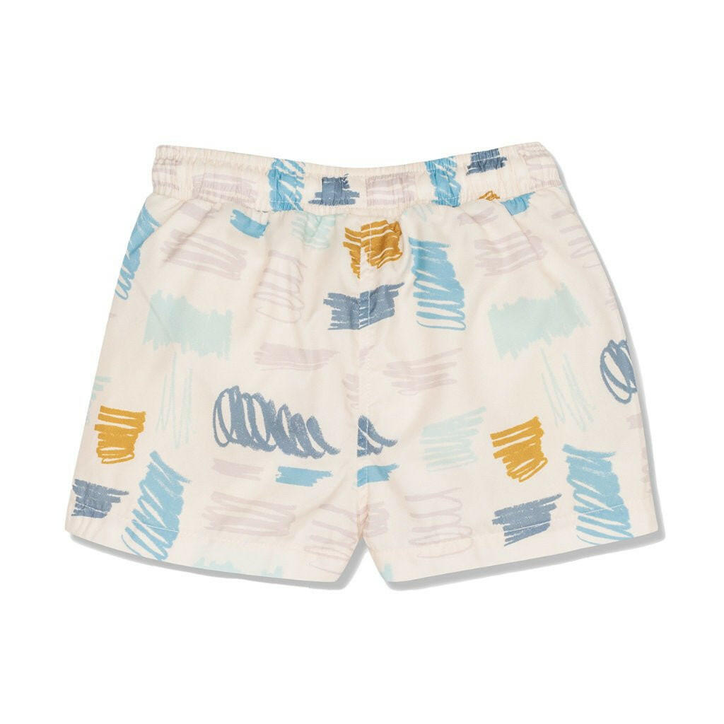 Baby Swim Trunk - Scribble 2 print swimwear Mon Coeur