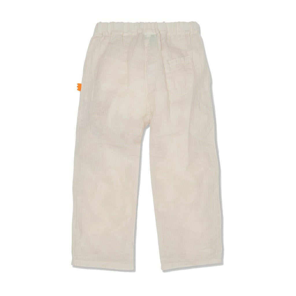 MC Kid Cream Linen Pant pants Mon Coeur