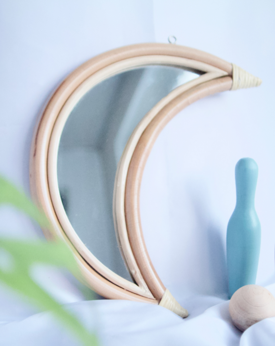 KACA BULAN Moon Mirror Nursery Decor Kleine Tijntje