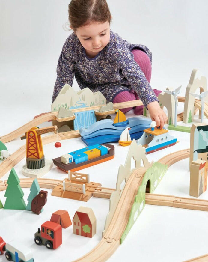 Mountain View Train Set Train Tender Leaf