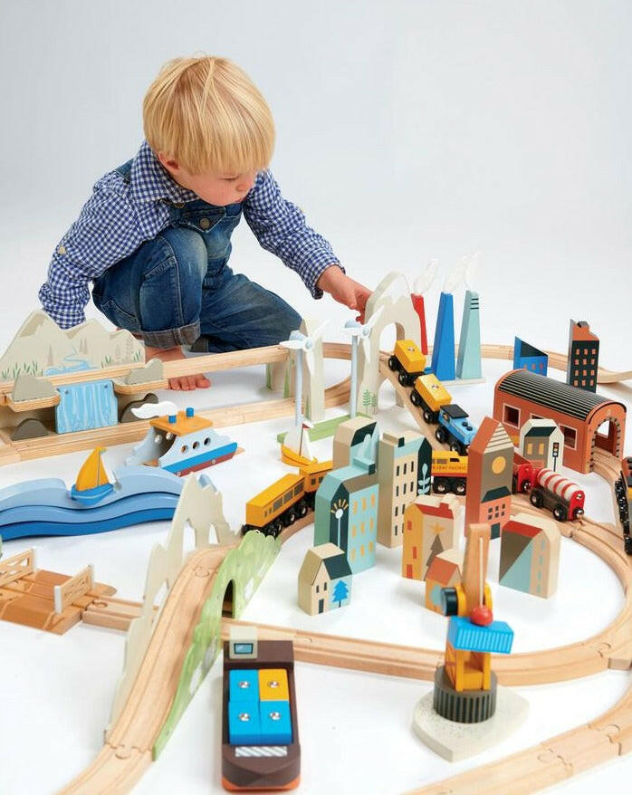 Mountain View Train Set Train Tender Leaf