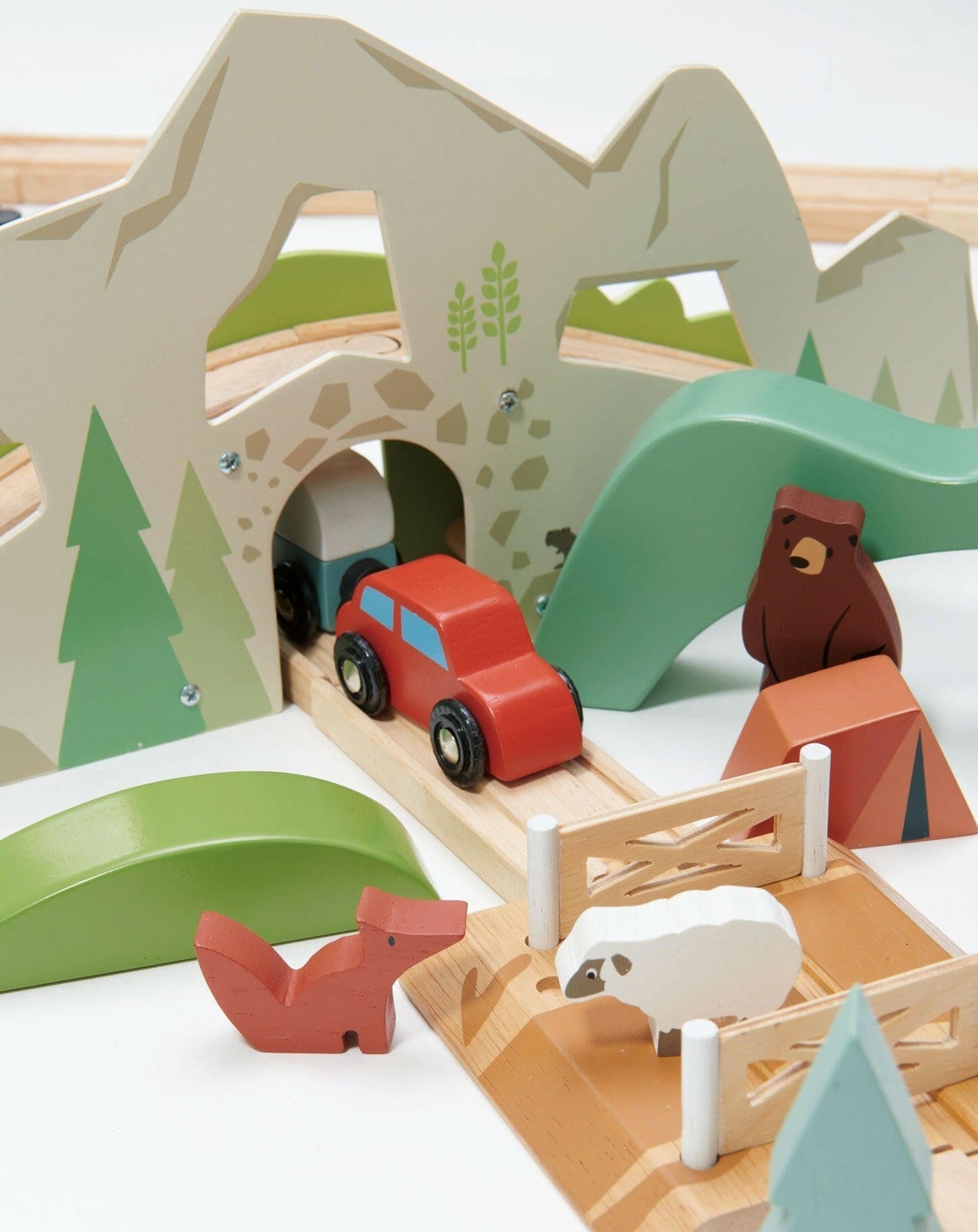 Mountain View Train Set Train Tender Leaf