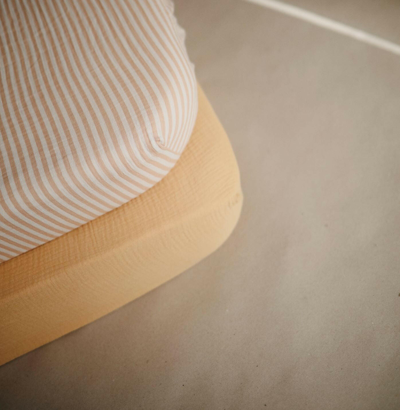 Extra Soft Muslin Crib Sheet - Fall Yellow Baby Essentials Mushie