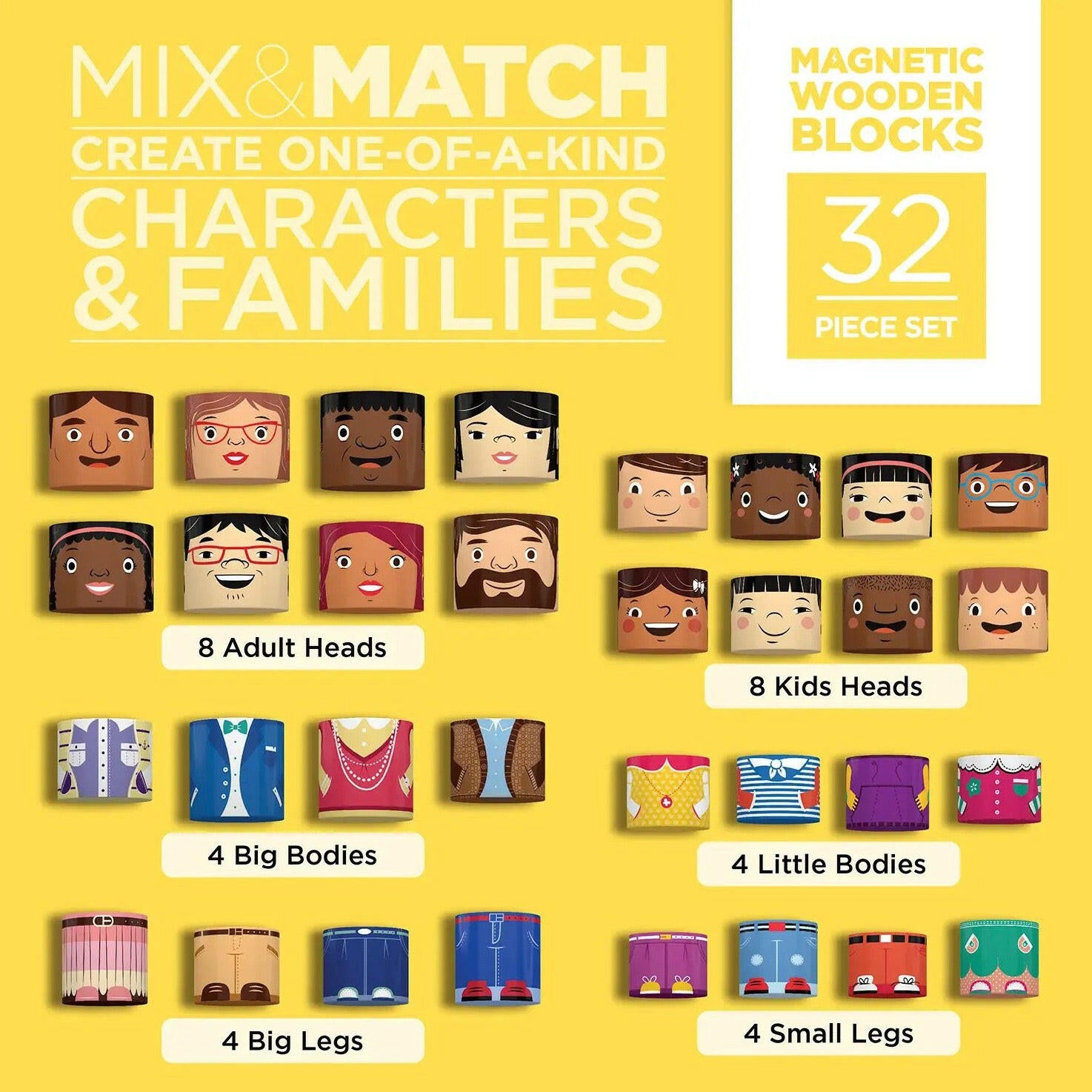 MyFamilyBuilders™- 32 pcs -Toy Set Kids Toys My Family Builders