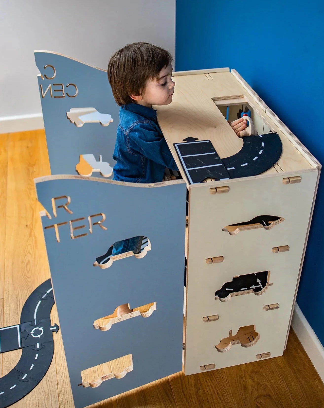 My Mini Car Garage Cabinet Playroom Furniture myminihome