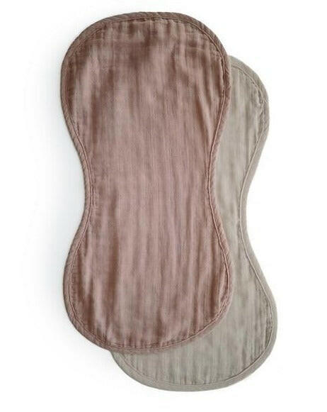 Burp Cloth -Natural/Fog feeding Mushie