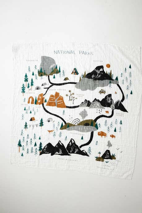 National Parks Swaddle Baby Essentials Clementine Kids