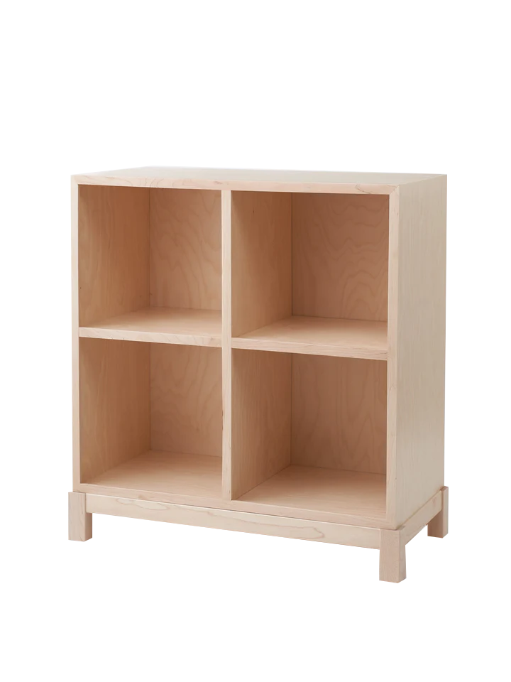 Cubby Bookshelf Playroom Furniture Milton & Goose Natural