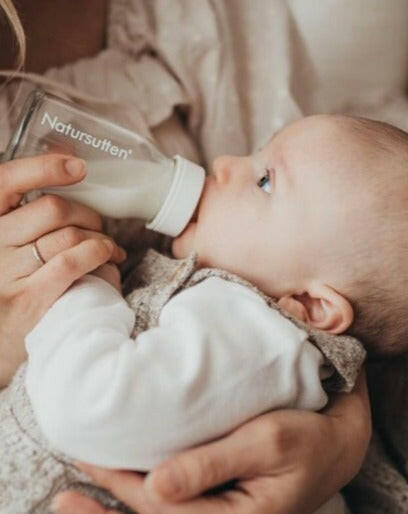 Natursutten® Glass 4 oz Baby Bottles - 2 Pack Feeding Natursutten®