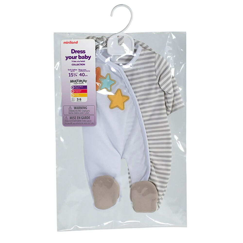 Neutral Pajamas Doll Clothing Miniland