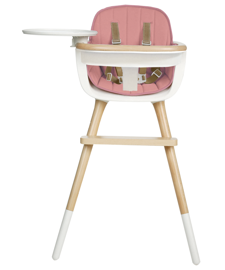 OVO Max luxe Modern Highchair Highchairs Micuna Pink Pad