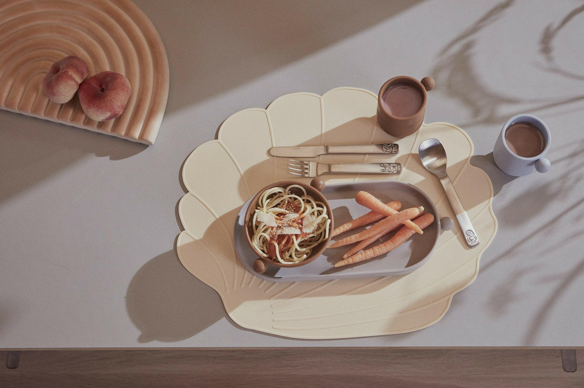 Placemat Seashell - Vanilla Feeding OYOY