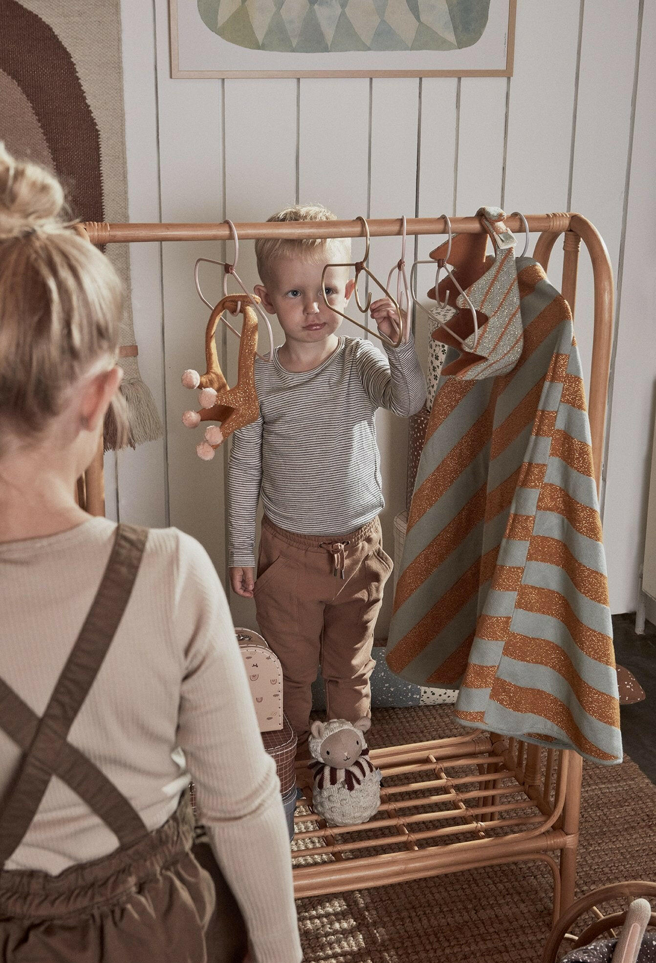 Rattan Clothes Rack Children's Furniture OYOY