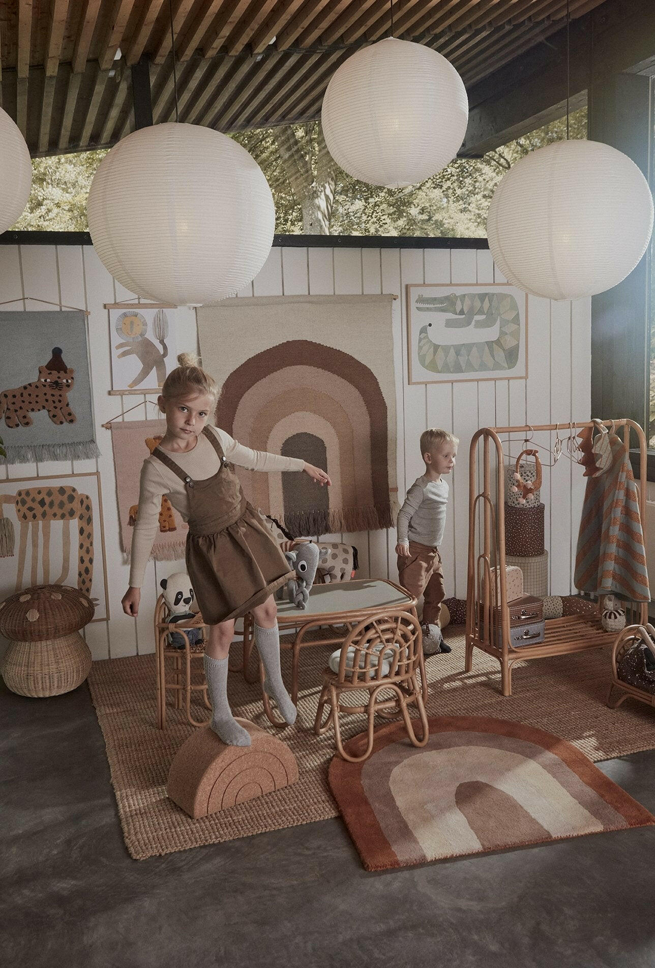 Follow the Rainbow Wall Rug - Choko OYOY