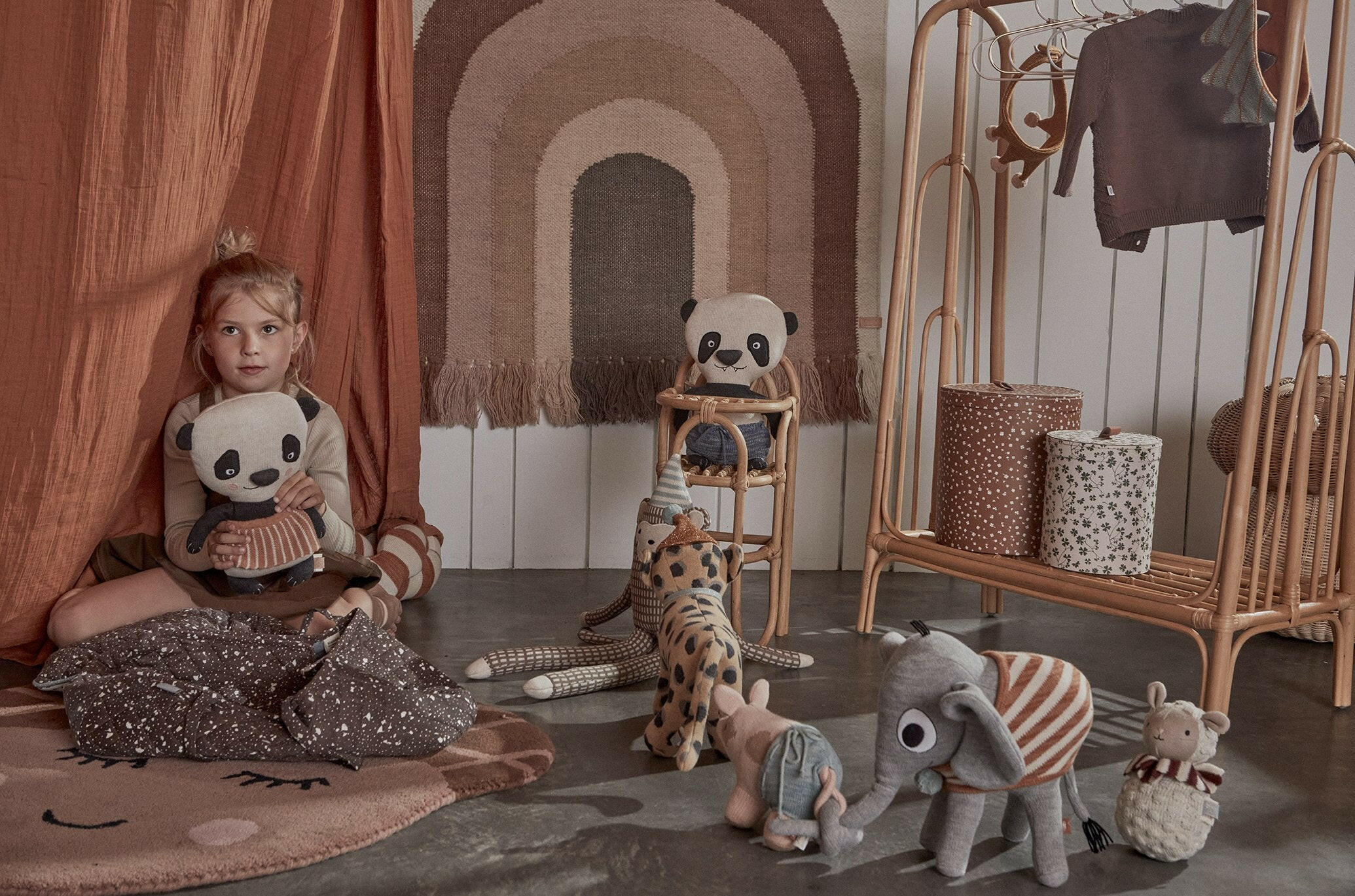 Rattan Clothes Rack Children's Furniture OYOY