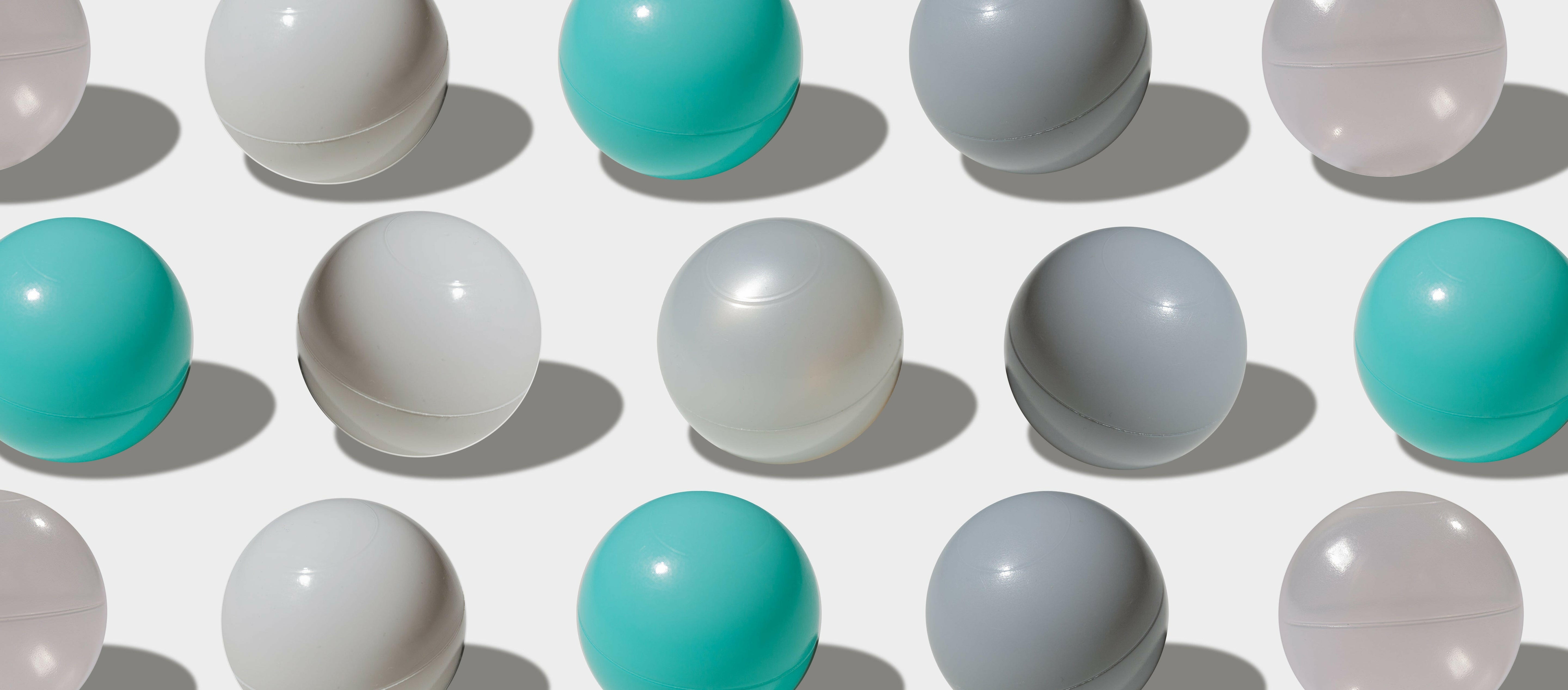 OCEAN MIX (200 pcs) - Aqua, Stone, Water, Porcelain Accessories > Pit Balls Little Big Playroom