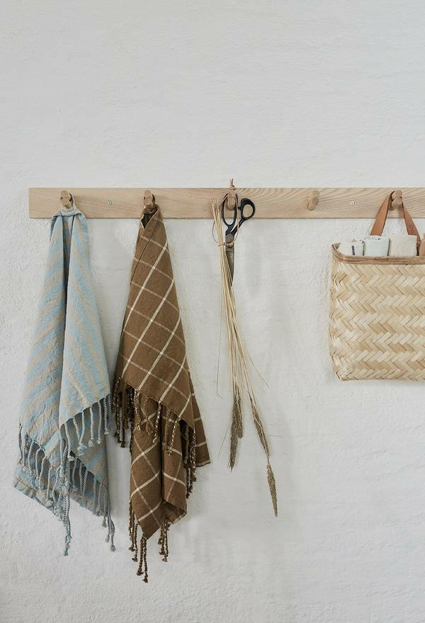 Gobi Tea Towel - 2 Pcs/Pack - Camel / Offwhite OYOY