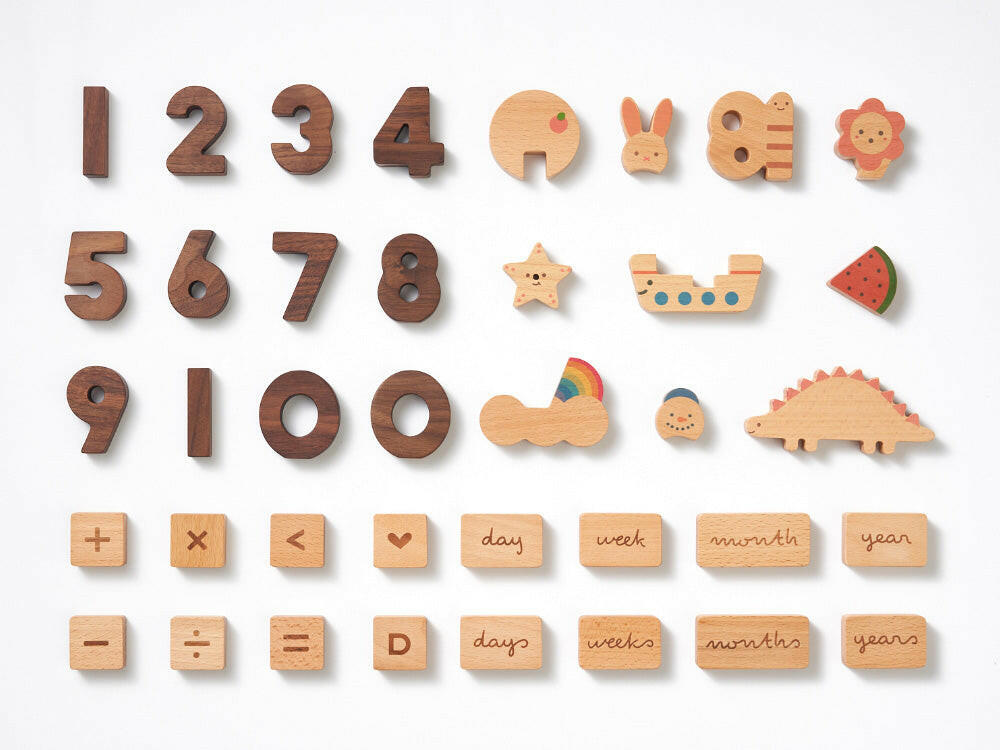 Numbers Wooden Play Blocks Blocks Oioiooi