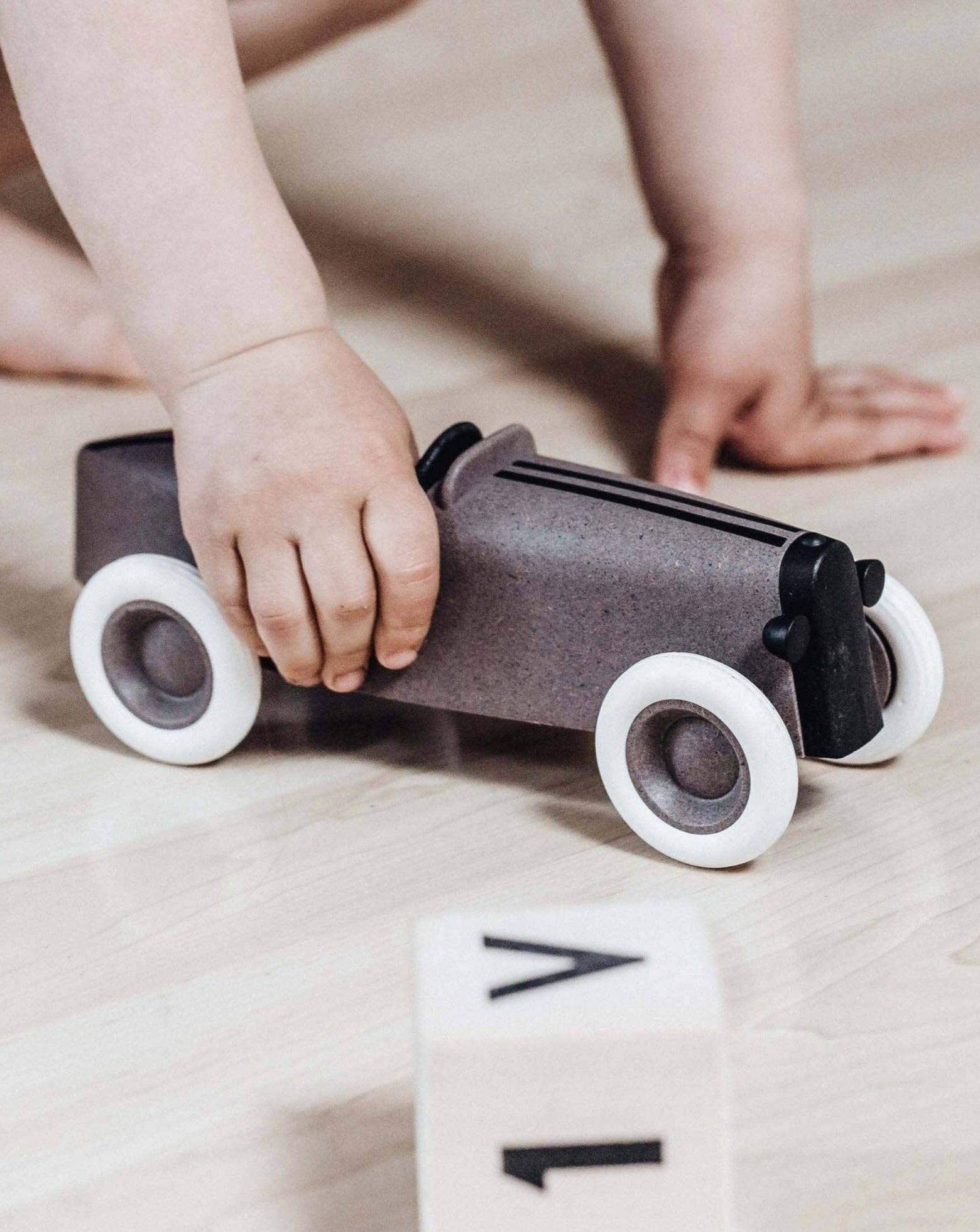 Ooh Noo Grand Prix Racing Car - White Kids Toys Ooh Noo