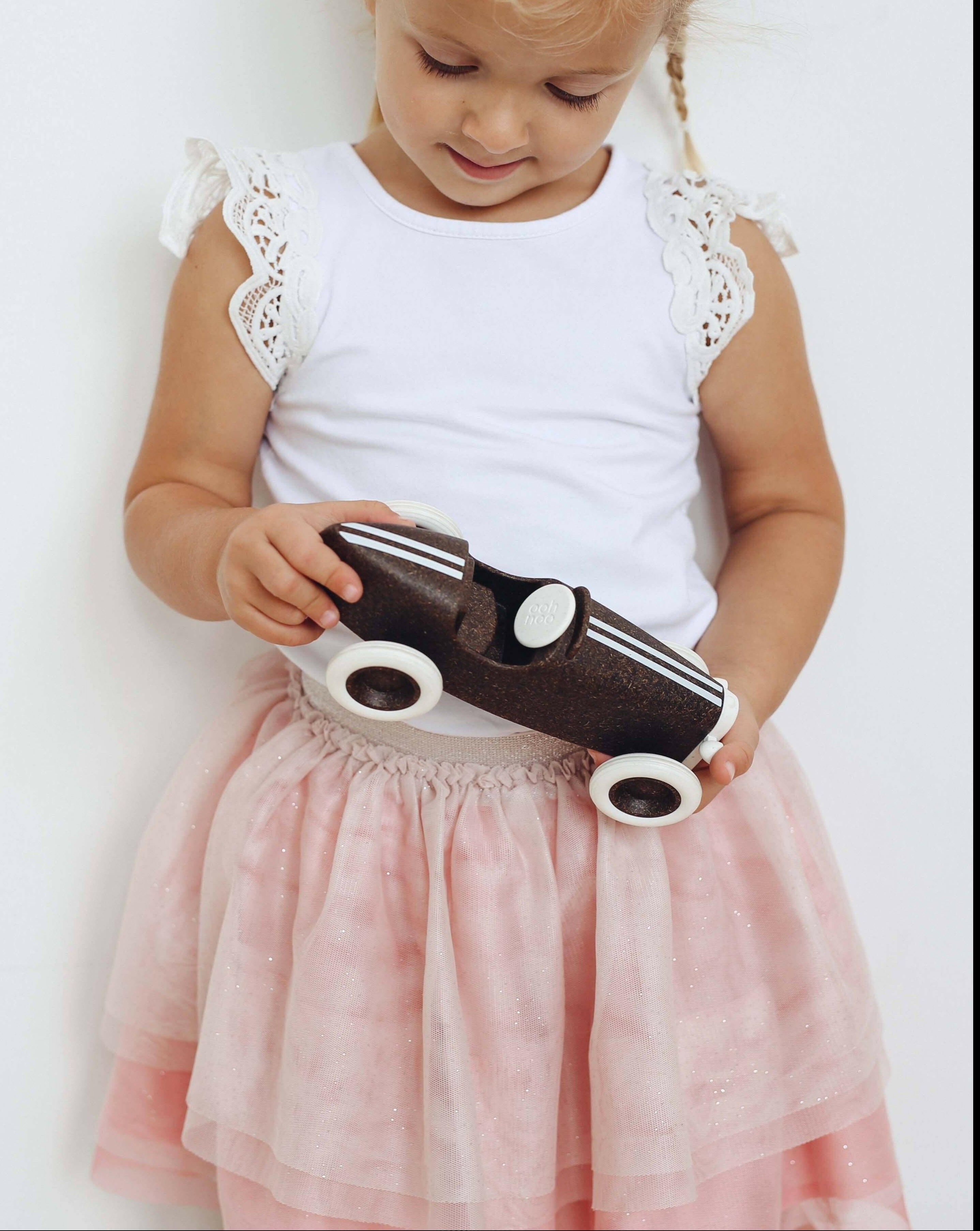 Ooh Noo Grand Prix Racing Car - White Kids Toys Ooh Noo