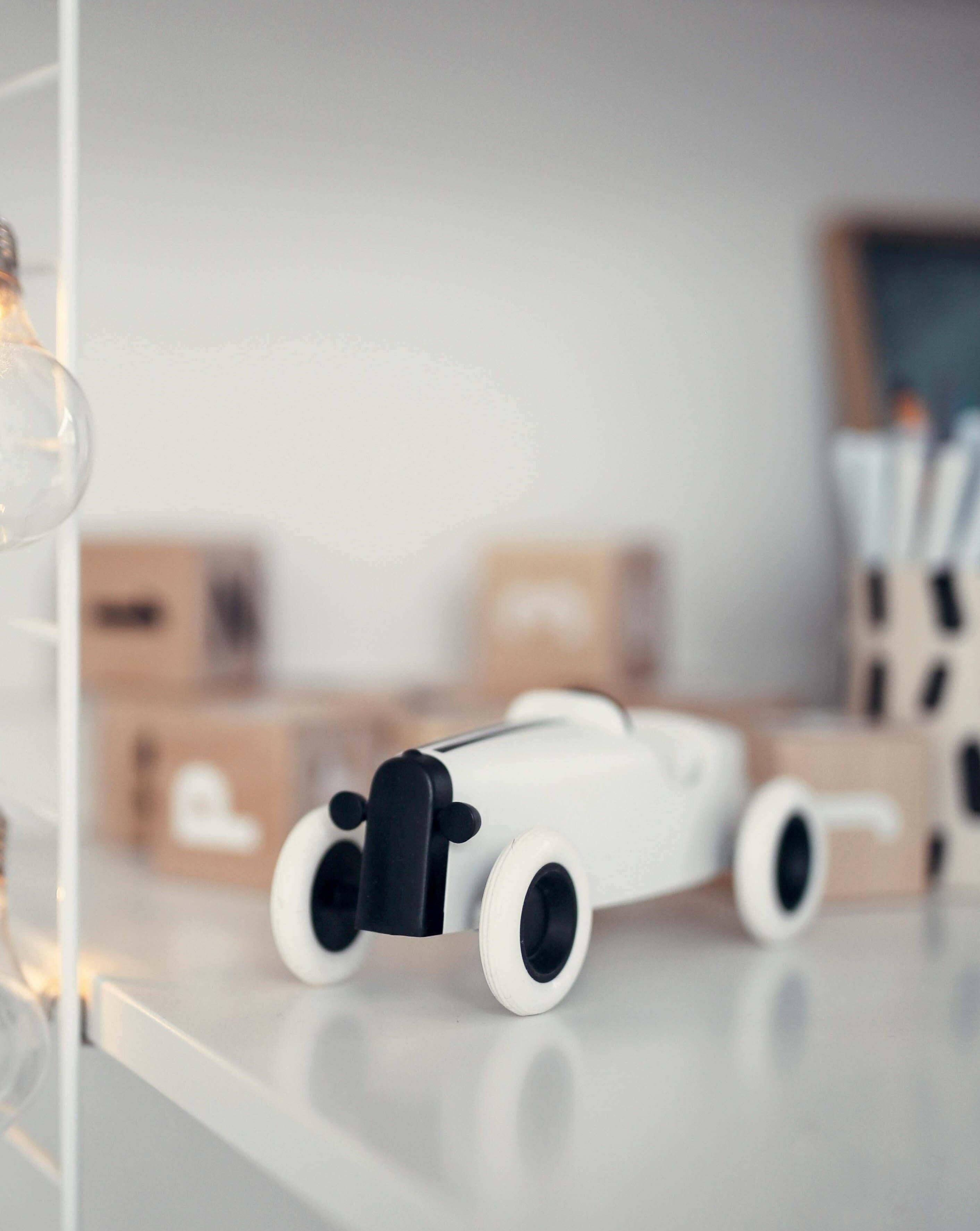 Ooh Noo Grand Prix Racing Car - Taupe Kids Toys Ooh Noo