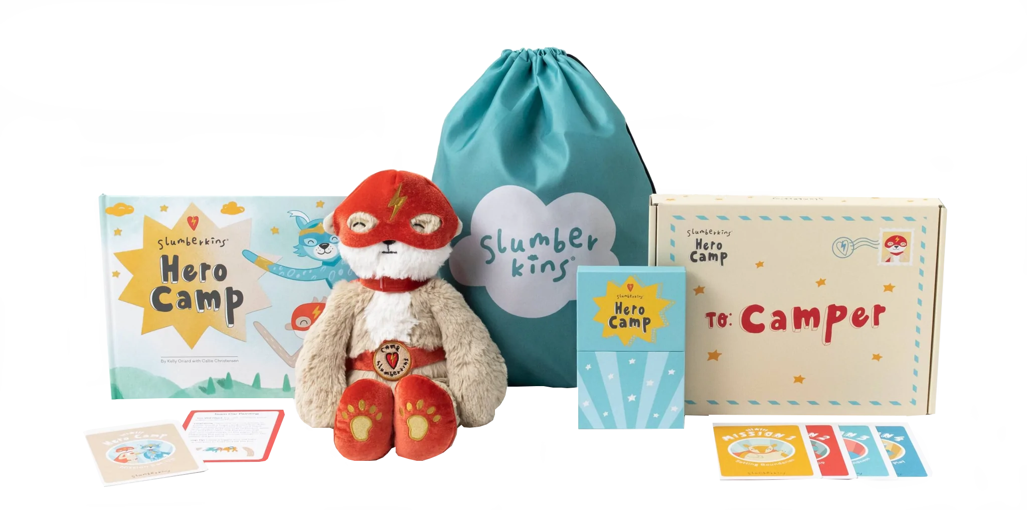 Superhero Camp - Otter Bundle Soft Dolls Slumberkins