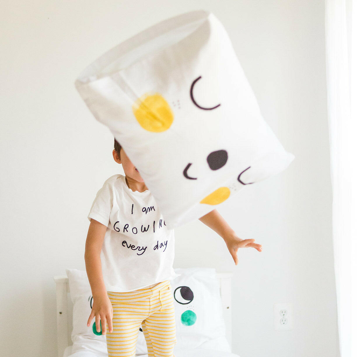 2-pack Happy Faces Standard Size Pillowcases Pillowcase Rookie Humans