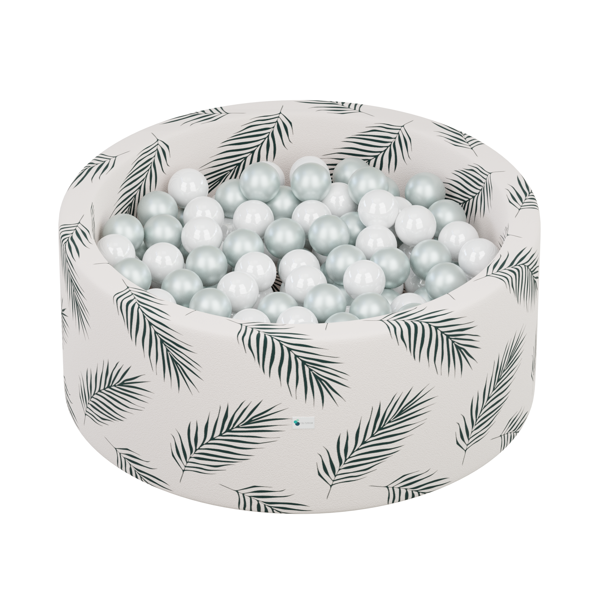 Boho Palm on Ivory + 200 Pit Balls Ball Pit Bundles Little Big Playroom
